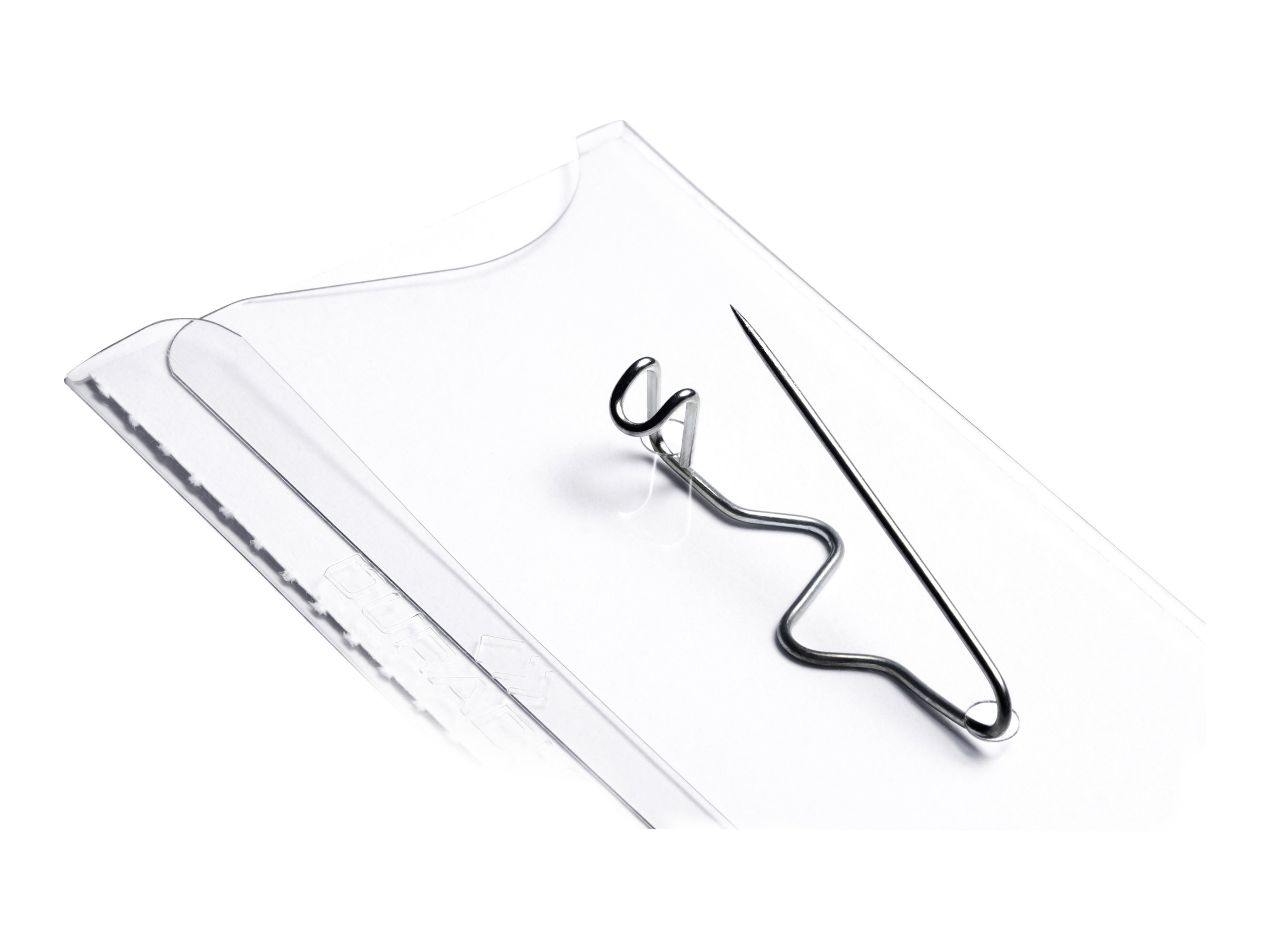 10 DURABLE Namensschilder mit Nadel 9,0 x 5,4 cm 10 DURABLE Namensschilder mit Nadel 9,0 x 5,4 cm