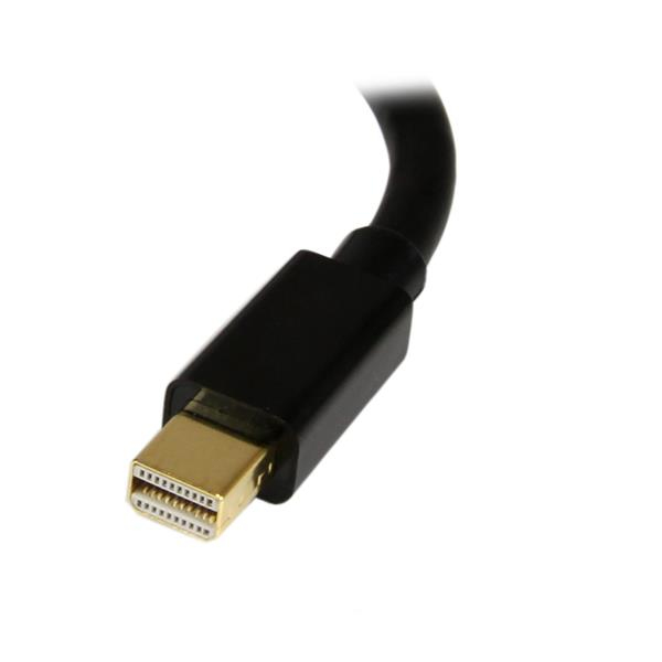 StarTech.com DisplayPort auf Mini DisplayPort Adapter - 1 x DP (20 pin) (Buchse) 1 x Mini DP (20 pin) (Stecker) - Länge 15,2cm - Schwarz - DisplayPort-Kabel - 15.2 cm