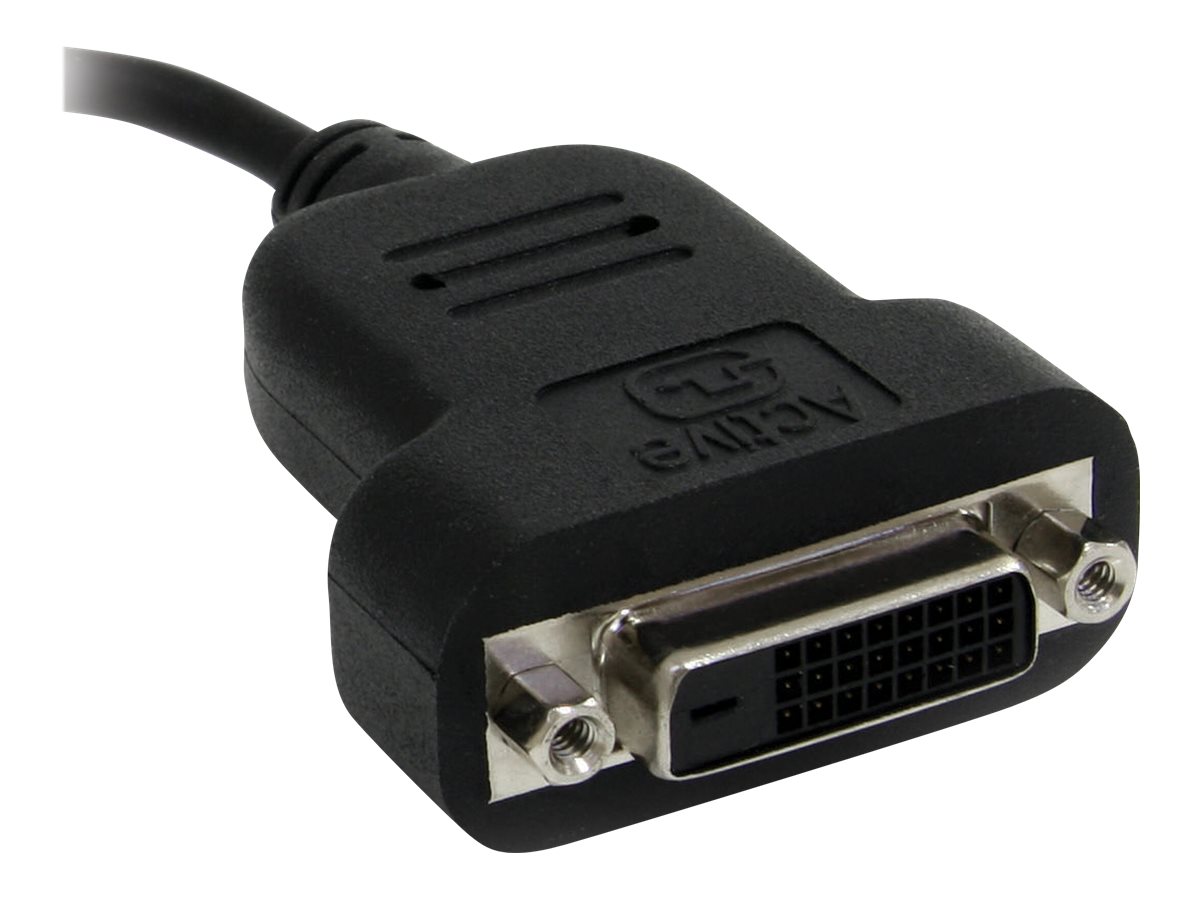 StarTech.com Aktiver Mini DisplayPort auf DVI Adapter - mDP zu DVI (Stecker/Buchse) Konverter - 1920x1200 - DVI-Adapter - 20 cm