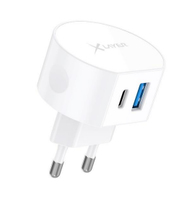 XLAYER Dual Typ C Ladeadapter weiss, 20 Watt XLAYER Dual Typ C Ladeadapter weiss, 20 Watt