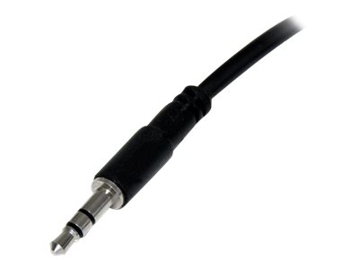 STARTECH.COM Slim Stereo Splitter Cable - 3.5mm Male to 2x 3.5mm Female
