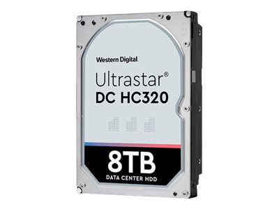 WESTERN DIGITAL Ultrastar DC HC320 8,9cm 3,5Zoll 26.1MM 8000GB 256MB 7200RPM SATA ULTRA 4KN SE