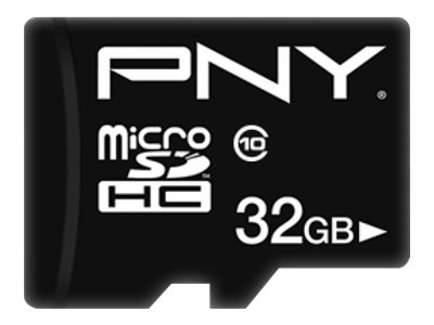 PNY Micro SD Card Performance Plus 32GB HC Class 10 SD adapter PNY Micro SD Card Performance Plus 32GB HC Class 10 SD adapter