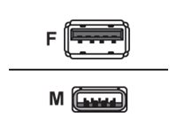 helos Verlaengerungskabel, USB 3.0 A Stecker/A Buchse, 1,0m, schwarz
