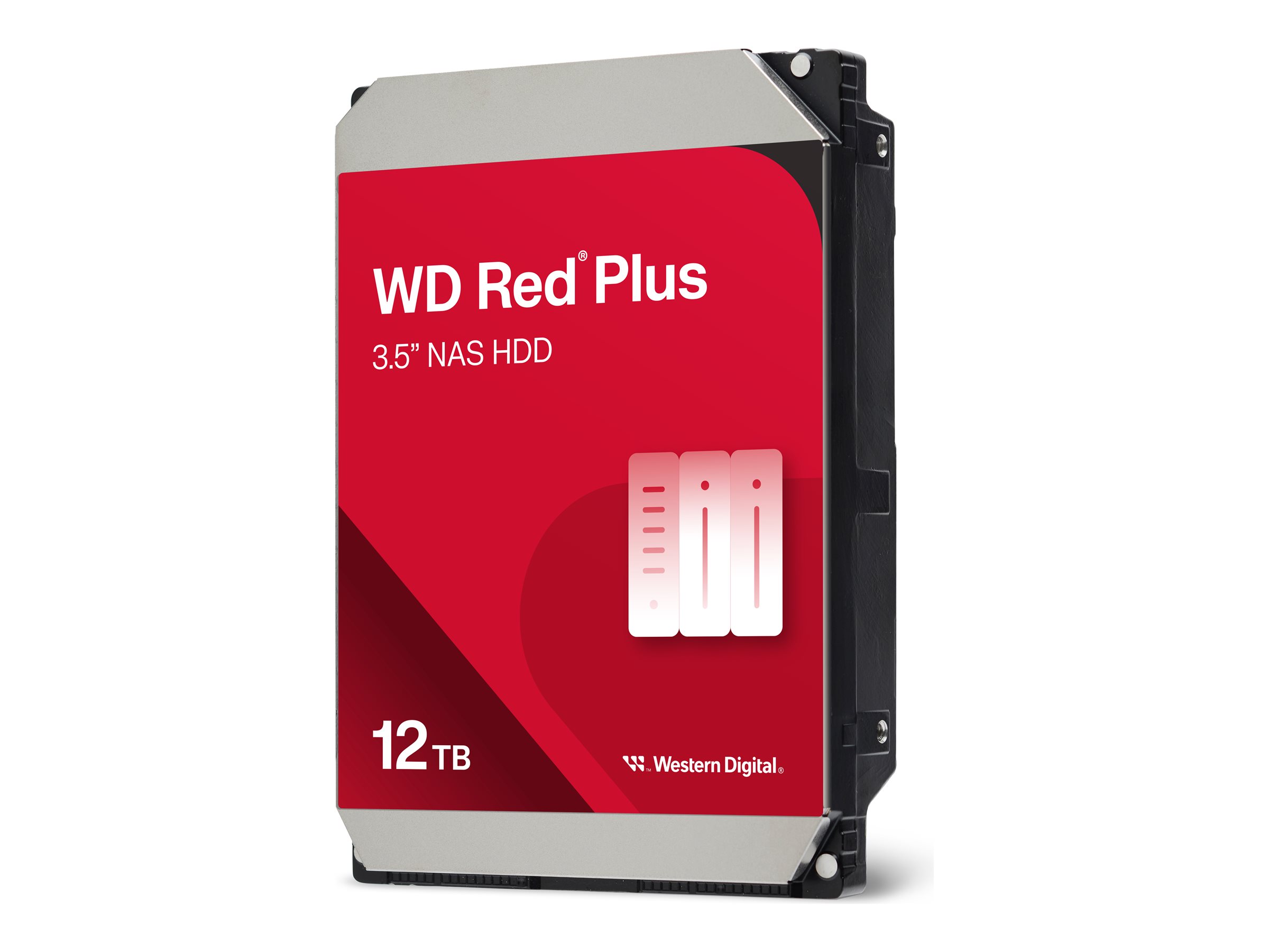 Western Digital Red Plus, SATA 6G, Intellipower, 3,5 Zoll - 12 TB