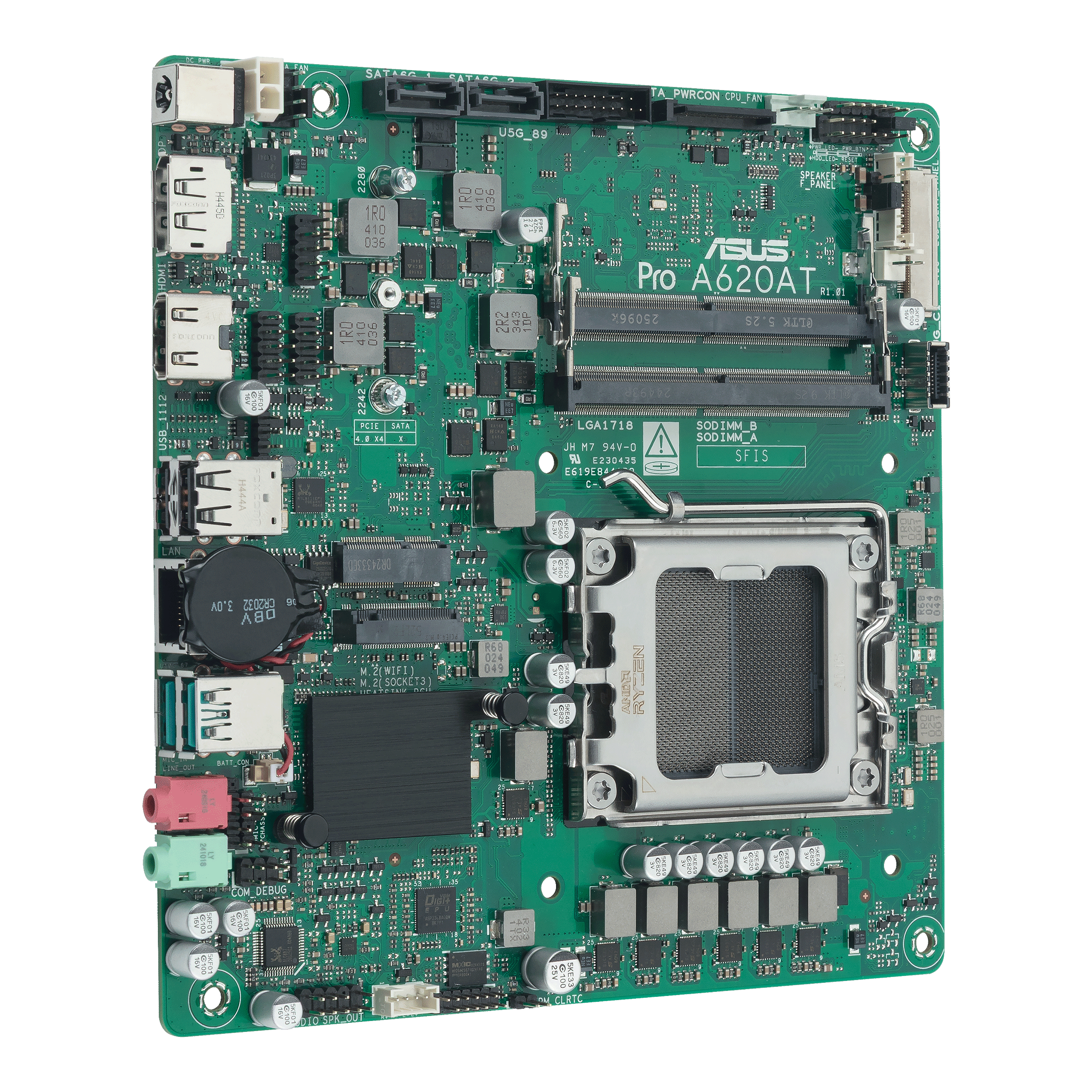 ASUS A620A LGA 1851 miniITX Thin motherboard 1xHDMI 1xDP