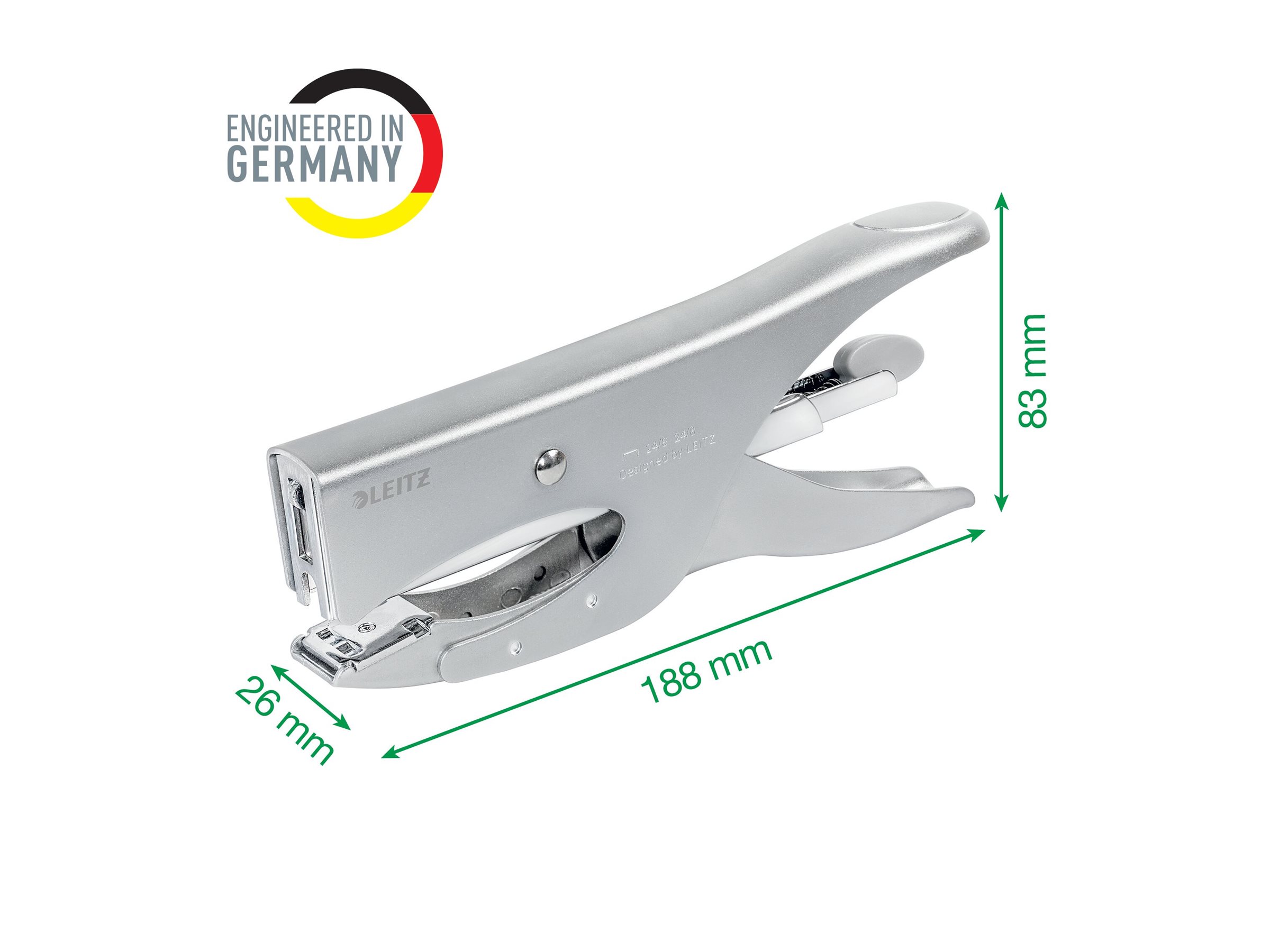 LEITZ Heftzange 5549 silber LEITZ Heftzange 5549 silber