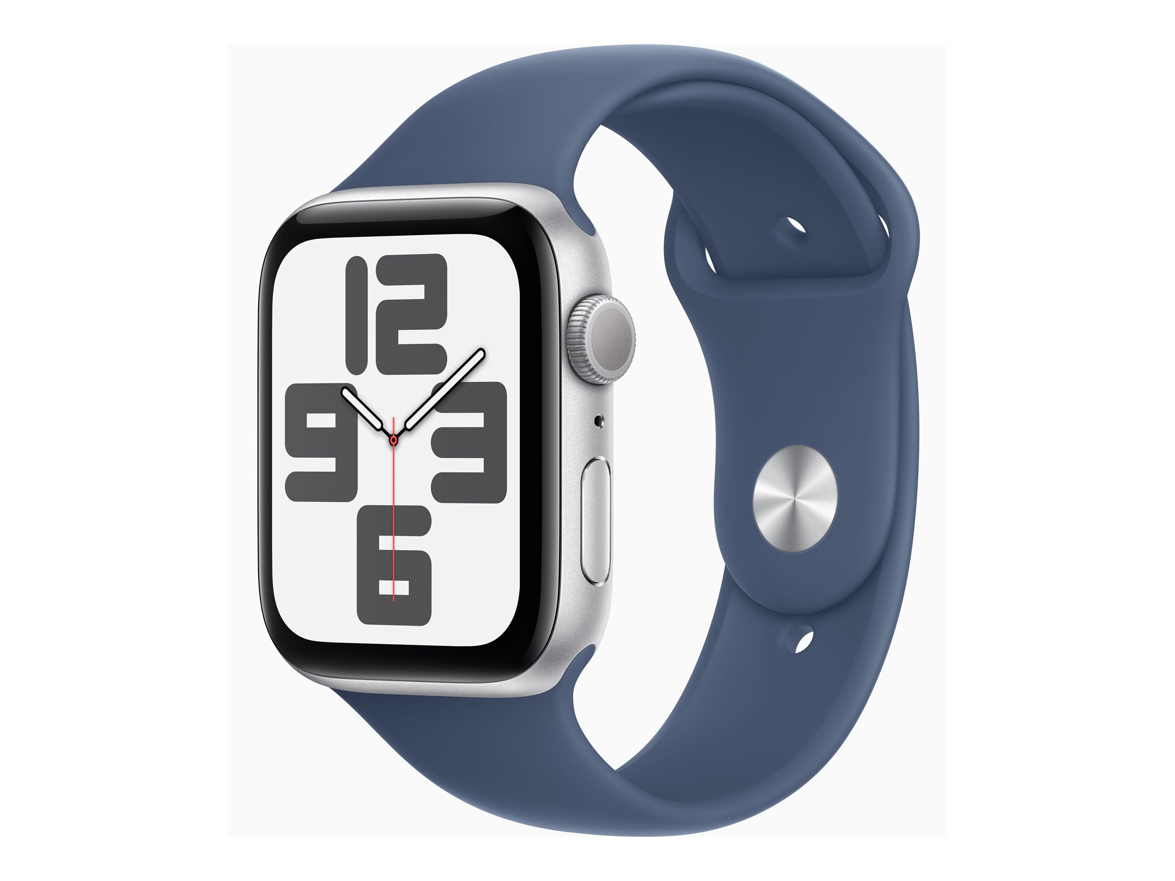 APPLE Watch SE GPS 44mm Silver Aluminium Case with Denim Sport Band - M/L APPLE Watch SE GPS 44mm Silver Aluminium Case with Denim Sport Band - M/L