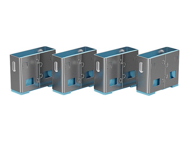 LINDY 10 USB Portschloesser BLAU. Erweiterungskit fuer LINDY Art.Nr. 40452