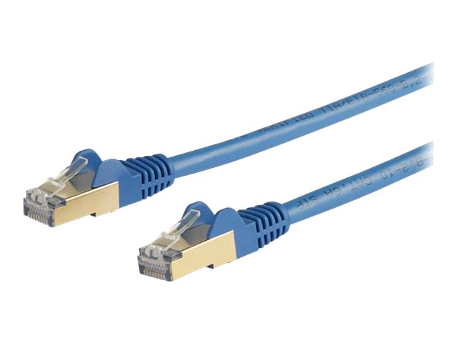 STARTECH.COM 5m CAT6a-Ethernet-Kabel - Blau - RJ45-Ethernet-Kabel - Snagless - STP-Kabel - Kupfer - 10-Gbit Netzwerkkabel STARTECH.COM 5m CAT6a-Ethernet-Kabel - Blau - RJ45-Ethernet-Kabel - Snagless - STP-Kabel - Kupfer - 10-Gbit Netzwerkkabel