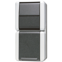 Jung Steckdose SCHUKO 871W mit Taster 1polig