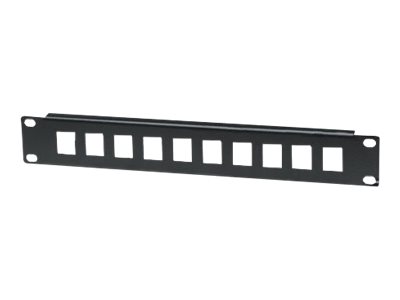 INTELLINET 10 Port Patchpanel unbestueckt 1 HE schwarz INTELLINET 10 Port Patchpanel unbestueckt 1 HE schwarz