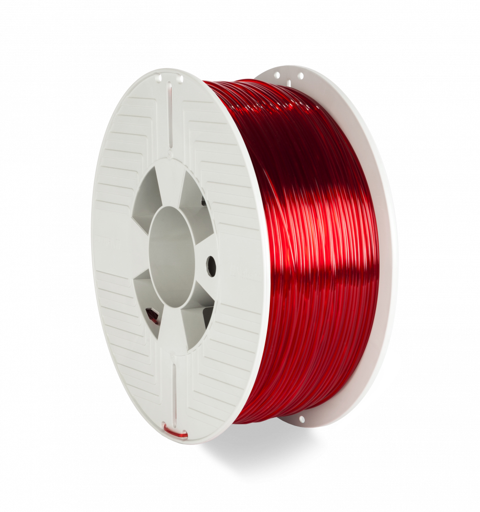 Verbatim PETG 1,75mm Durchsichtig rot 1 kg
