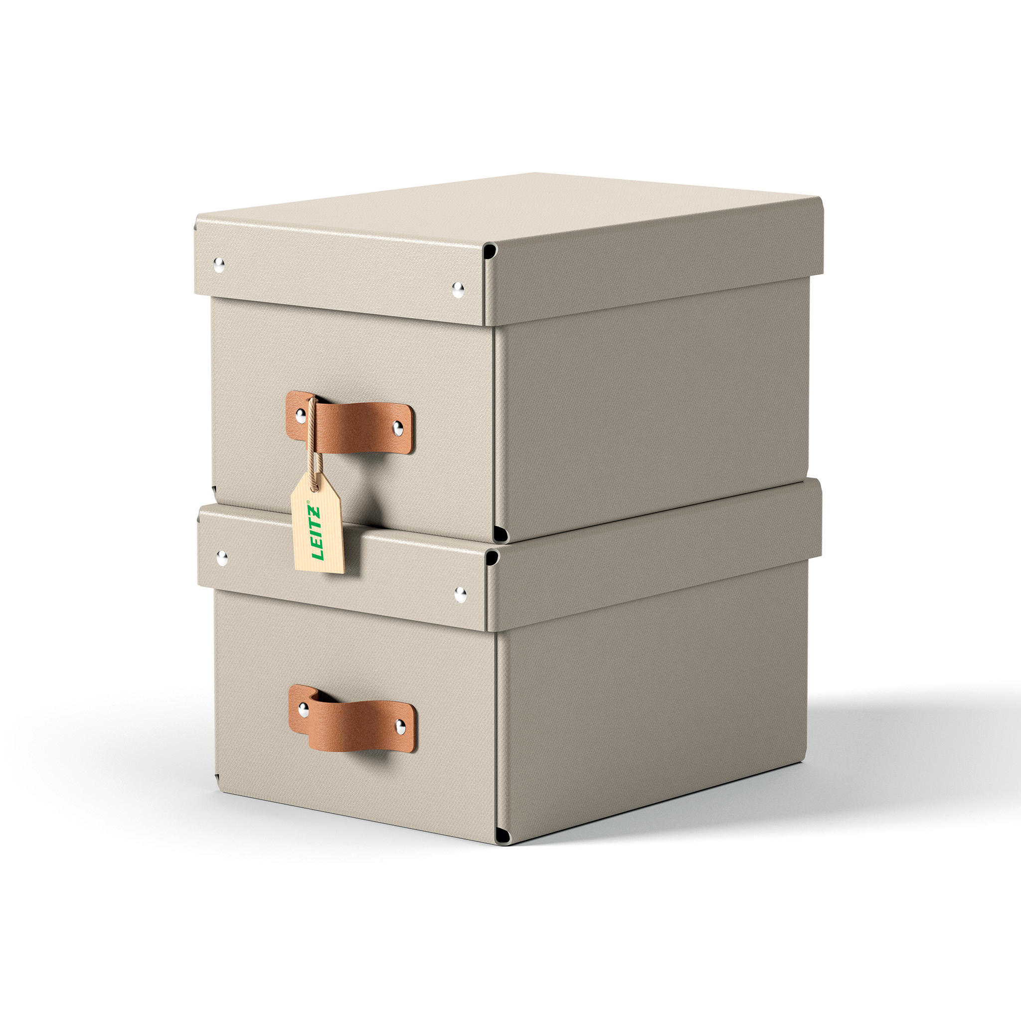 Esselte Leitz Puro Aufbewahrungsbox 7 l beige
