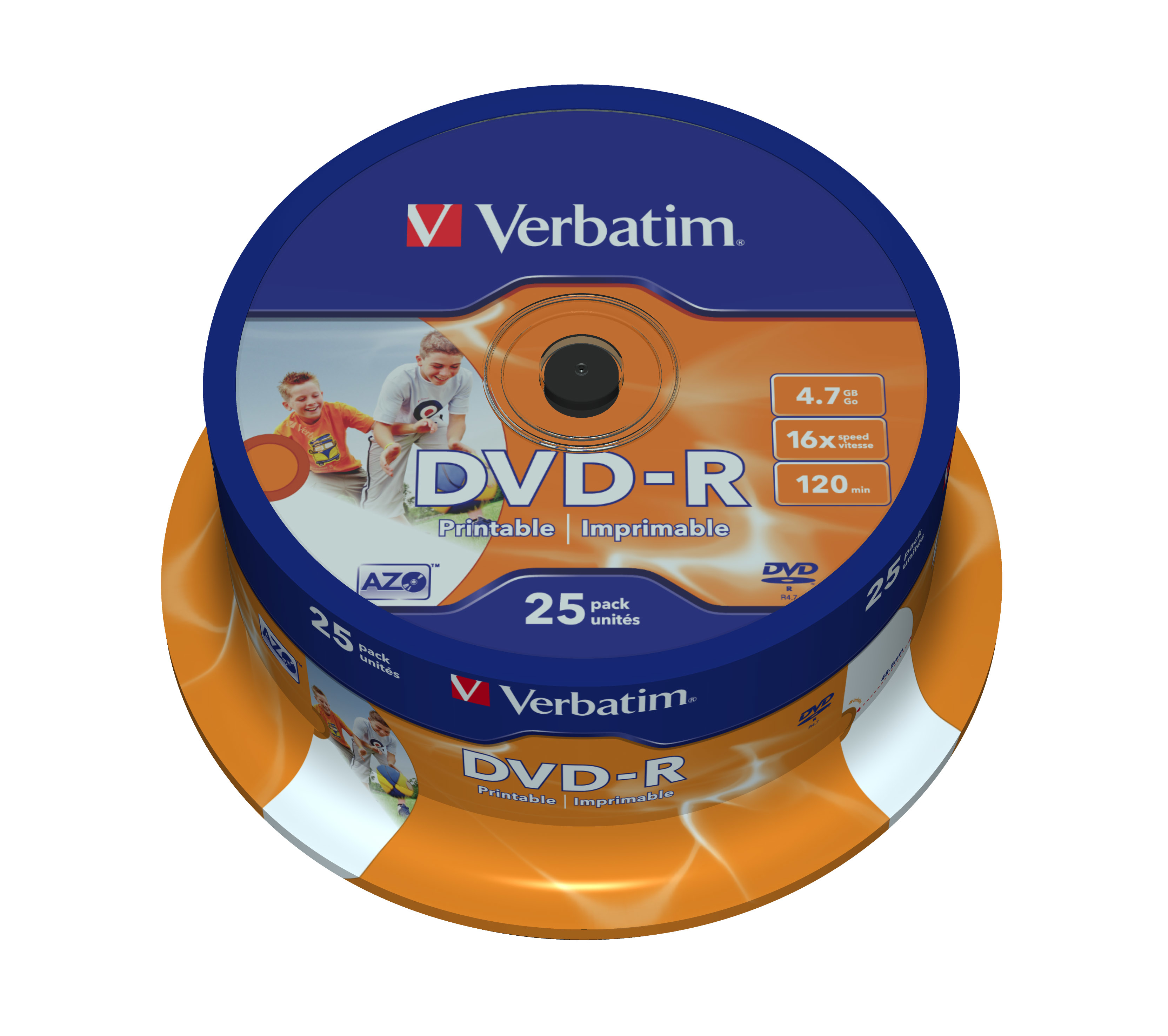 25 verbatim DVD-R 4,7 GB bedruckbar 25 verbatim DVD-R 4,7 GB bedruckbar