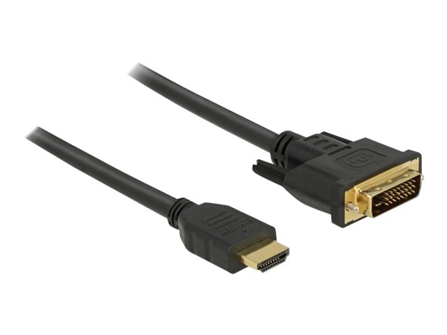 Delock Kabel DVI 24+1 Stecker > HDMI-A Stecker 2,0 m Delock Kabel DVI 24+1 Stecker > HDMI-A Stecker 2,0 m