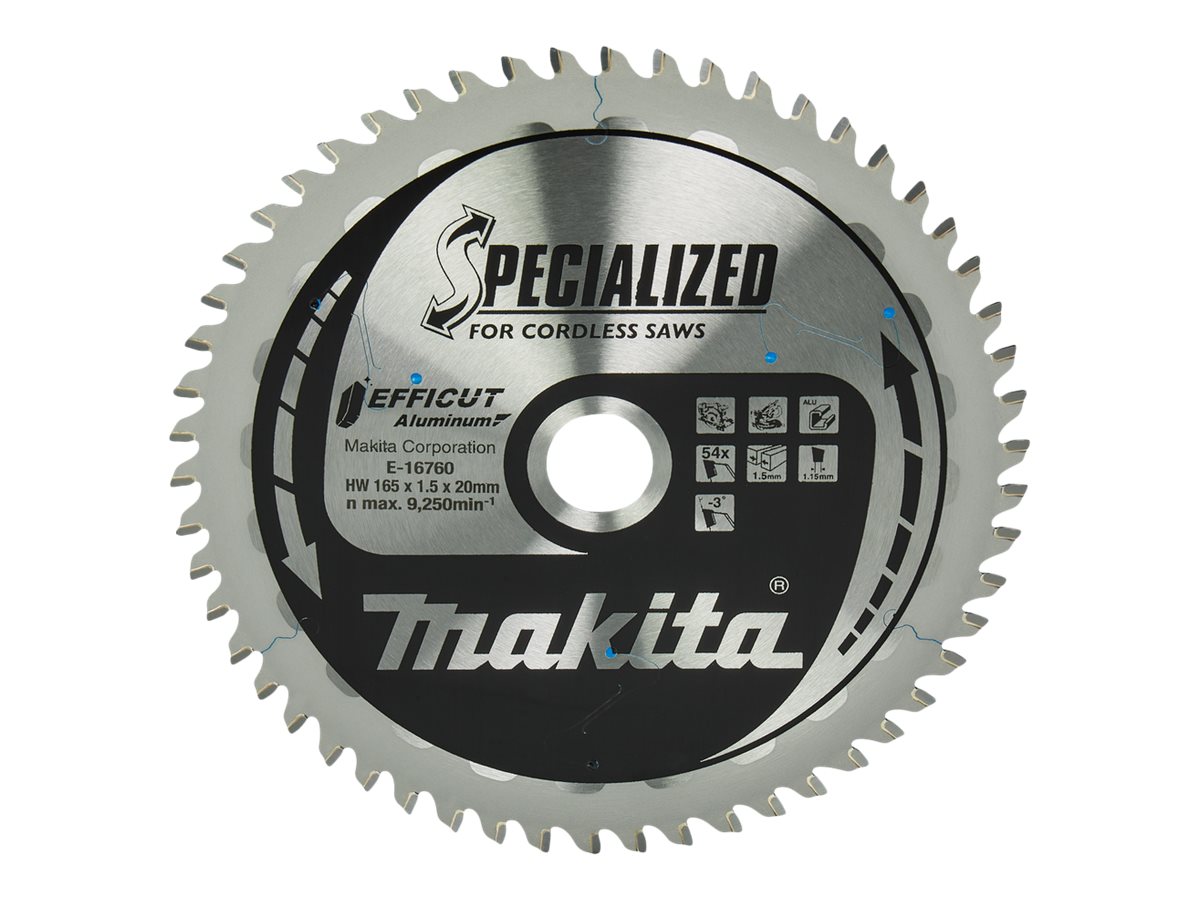 makita E-16760 Kreissägeblatt 165,0 mm, 54 Zähne makita E-16760 Kreissägeblatt 165,0 mm, 54 Zähne