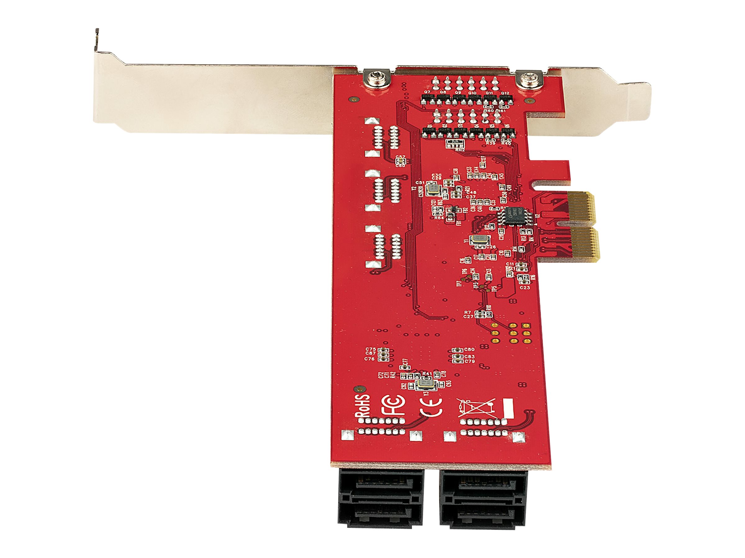 D StarTech 10P6GPCIESATACARD