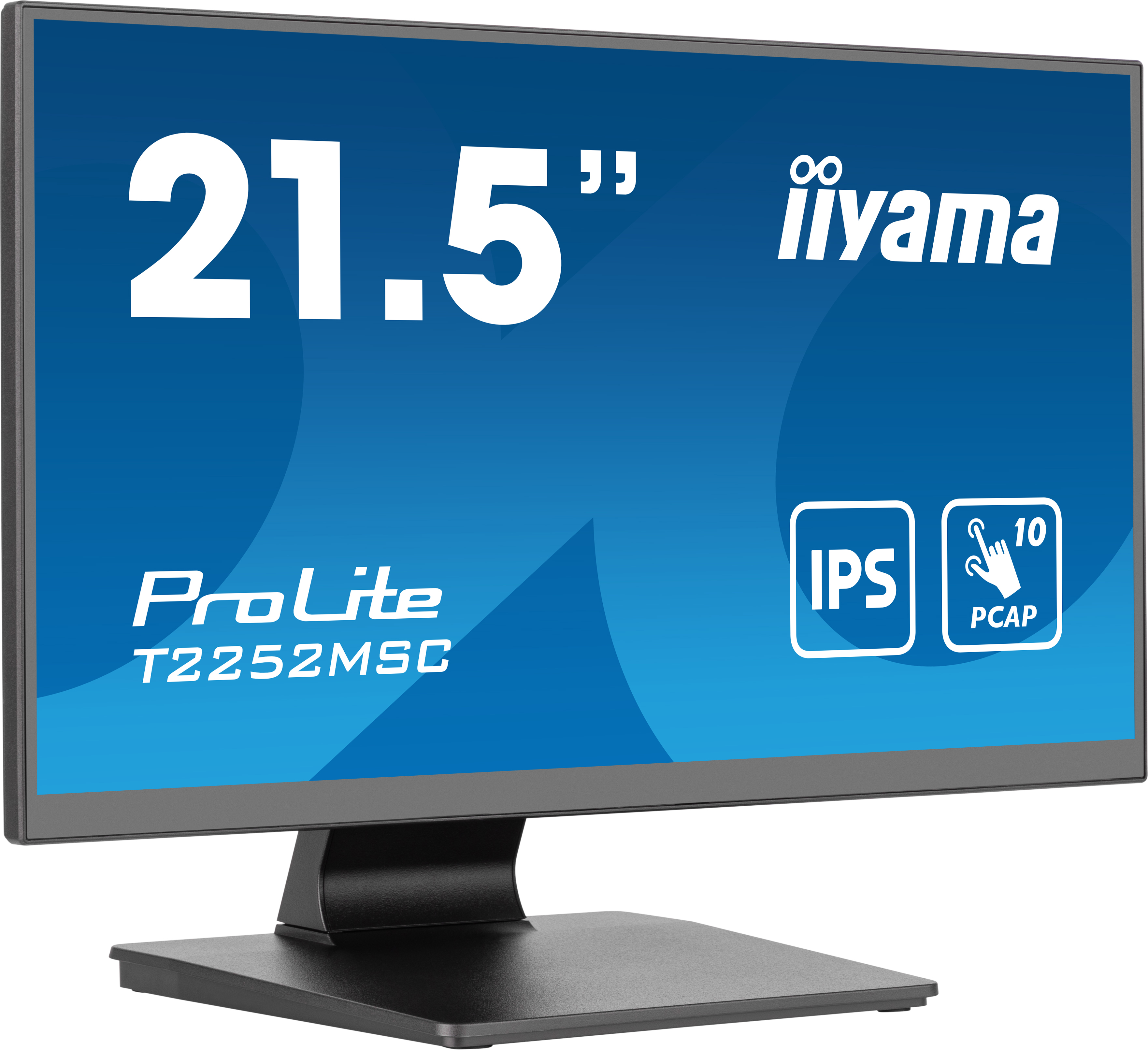 IIYAMA T2252MSCB2 54,61cm 21,5Zoll Bonded PCAP 10P Touch with AntiFinger print coating 1920x1080 IPSslim