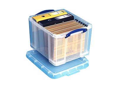 Really Useful Box Aufbewahrungsbox 35,0 l transparent, grau 48,0 x 39,0 x 31,0 cm Really Useful Box Aufbewahrungsbox 35,0 l transparent, grau 48,0 x 39,0 x 31,0 cm