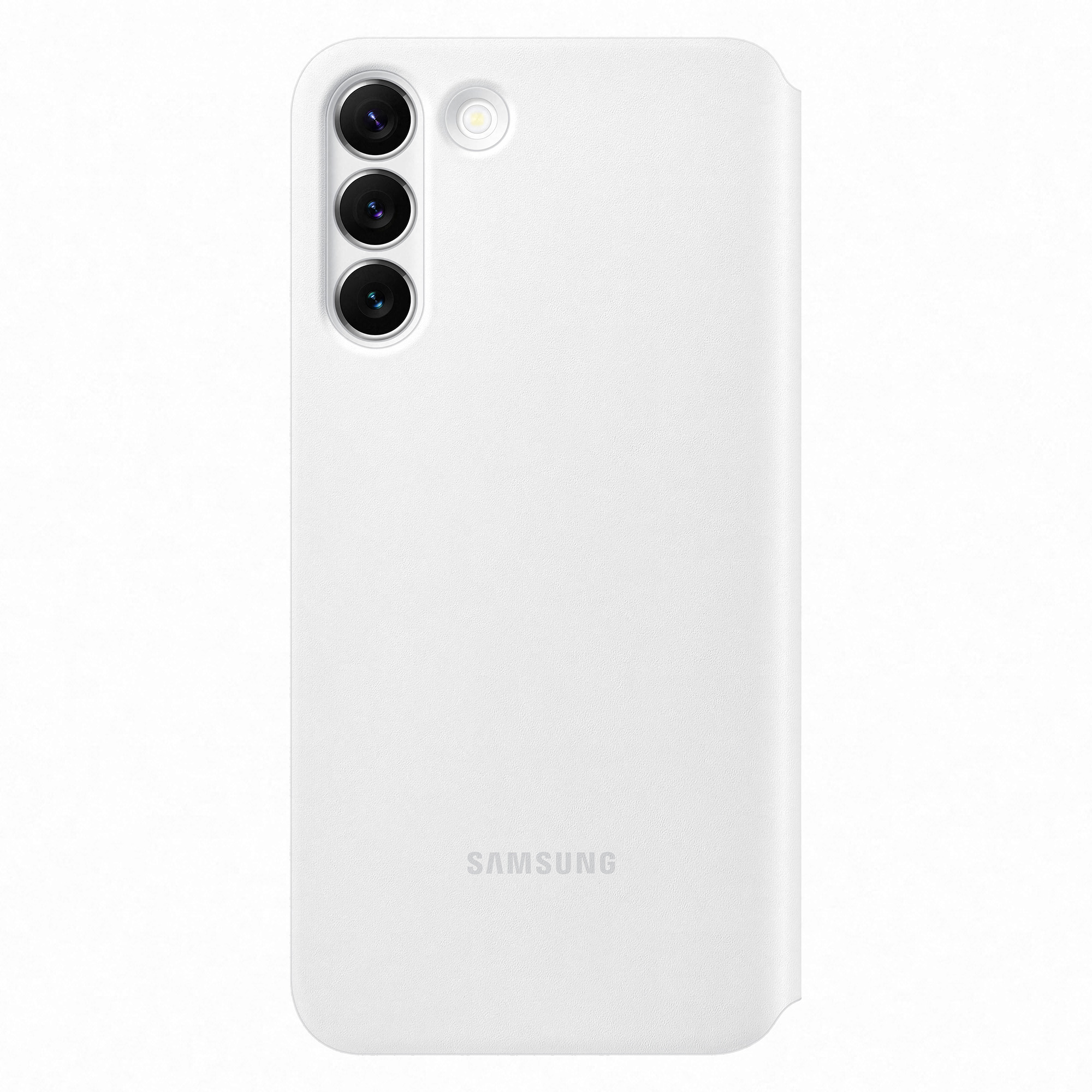 Samsung Clear View Cover für Galaxy S22, White