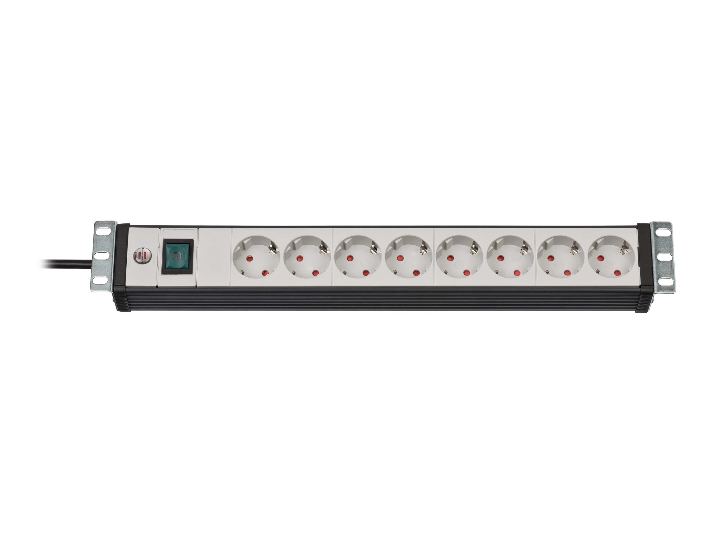 Brennenstuhl 19" Premium-Line Steckdosenleiste, 8-fach, mit Schalter, 3m