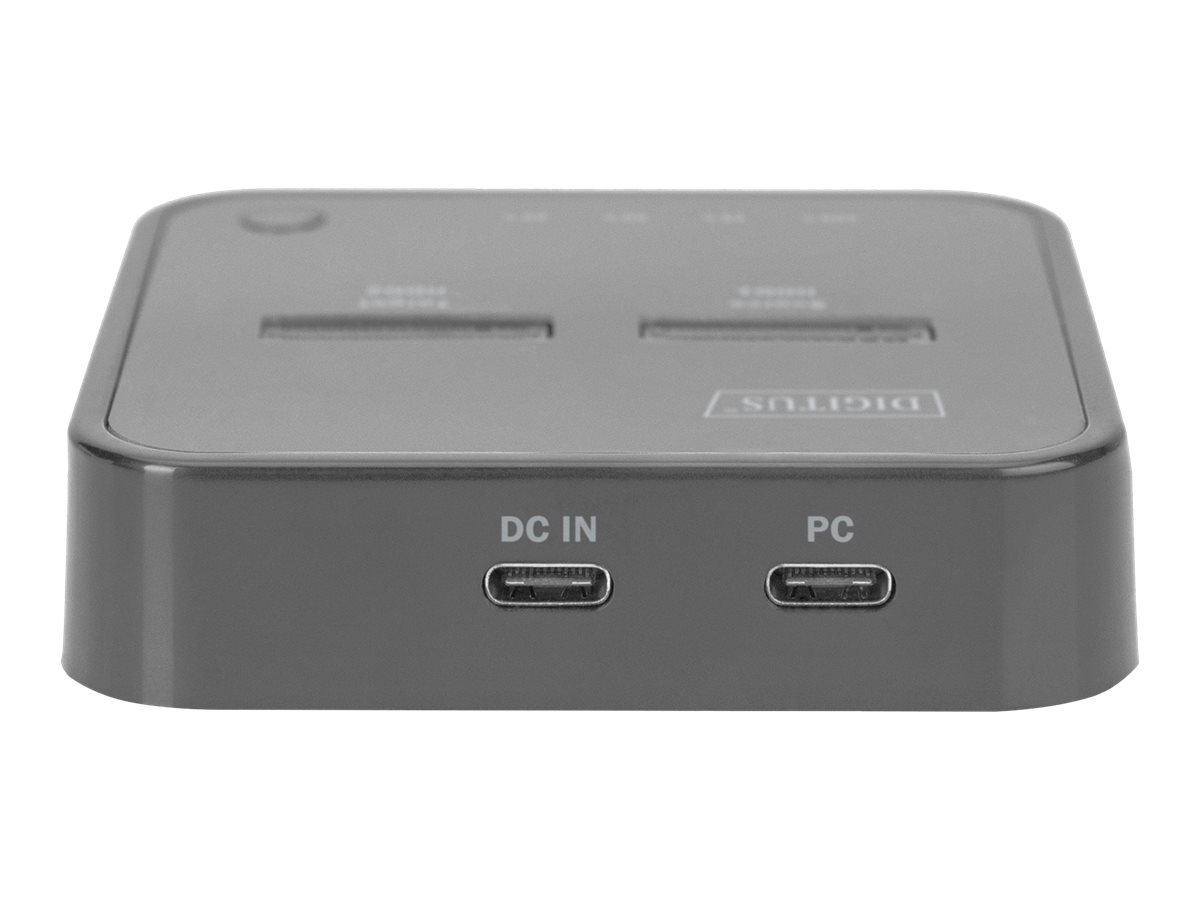 DIGITUS NVMe Clone station USB31 Gen2 typeC NVMe M2 SSD enclosure