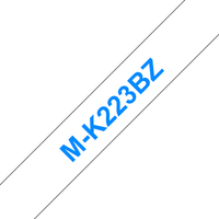 brother Schriftband M-K M-K223 MK223BZ, 9 mm blau auf weiss brother Schriftband M-K M-K223 MK223BZ, 9 mm blau auf weiss