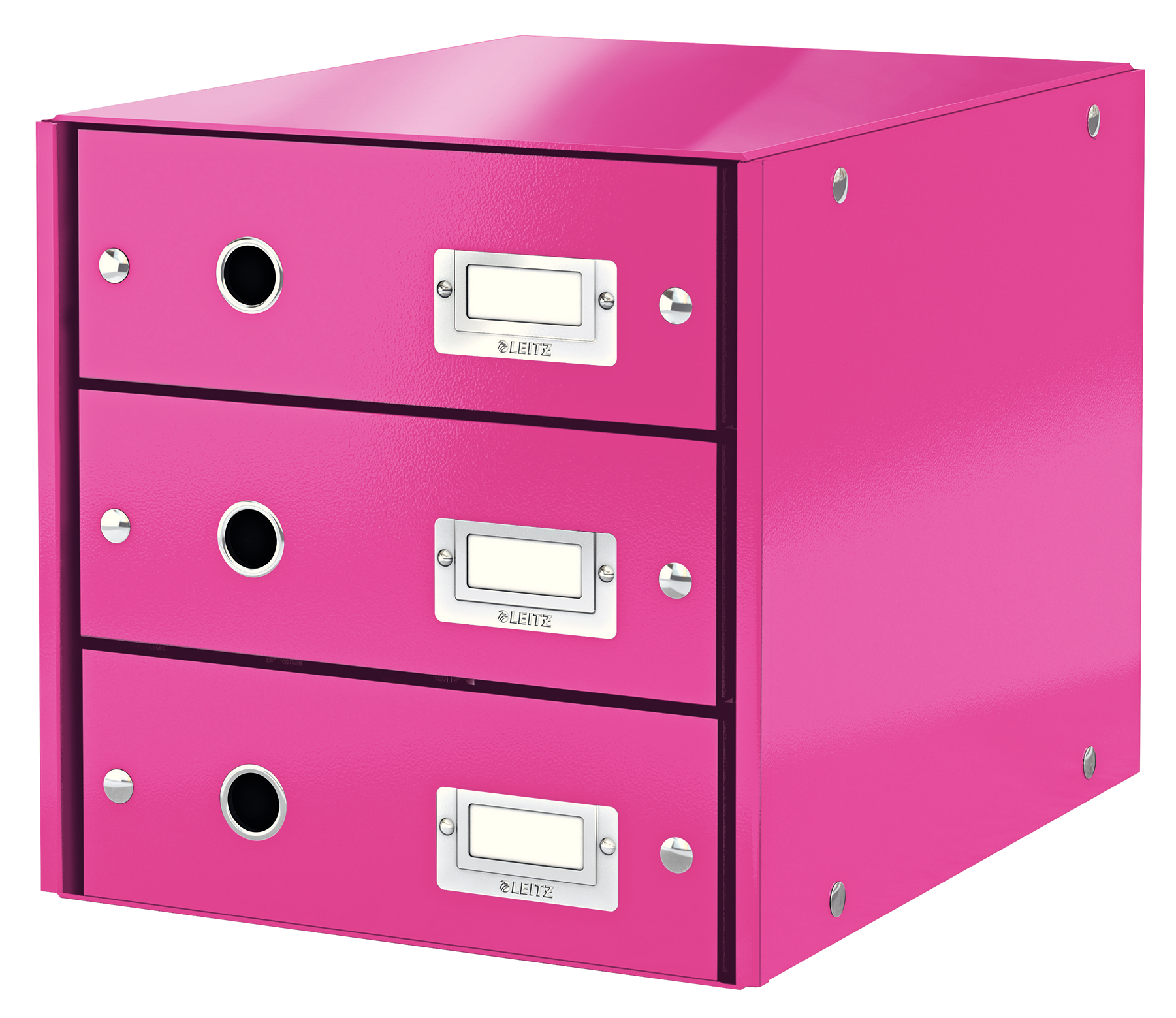 Esselte Leitz Click & Store Schubladenbox pink 3‑Schubladen