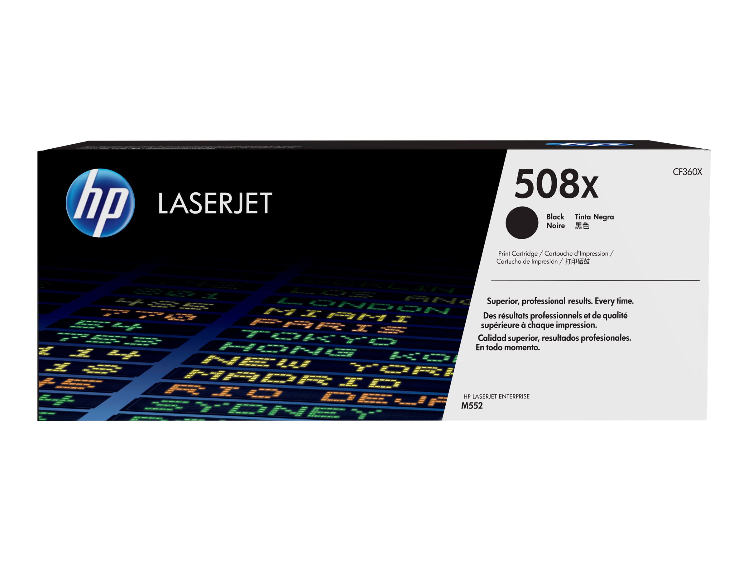 HP 508X (CF360X) schwarz Tonerkartusche