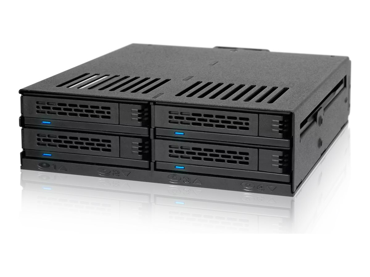 Backplane IcyDock 4x6,3cm SATAI-III/SAS in 1x5,25 HDD/SSD