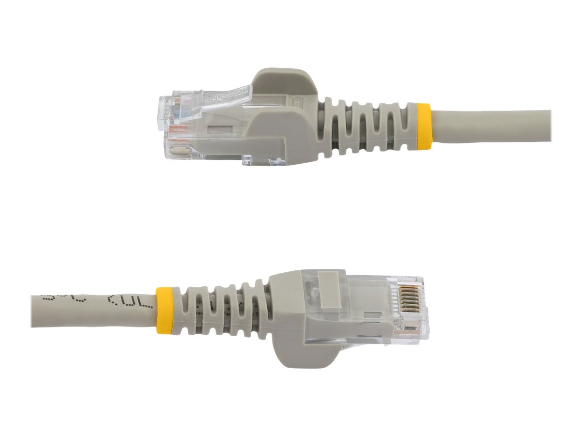 STARTECHCOM 10m Cat6 Gigabit Snagless Patchkabel RJ45 UTP Netzwerkkabel mit Schutzmanschette Cat 6 Kabel Grau