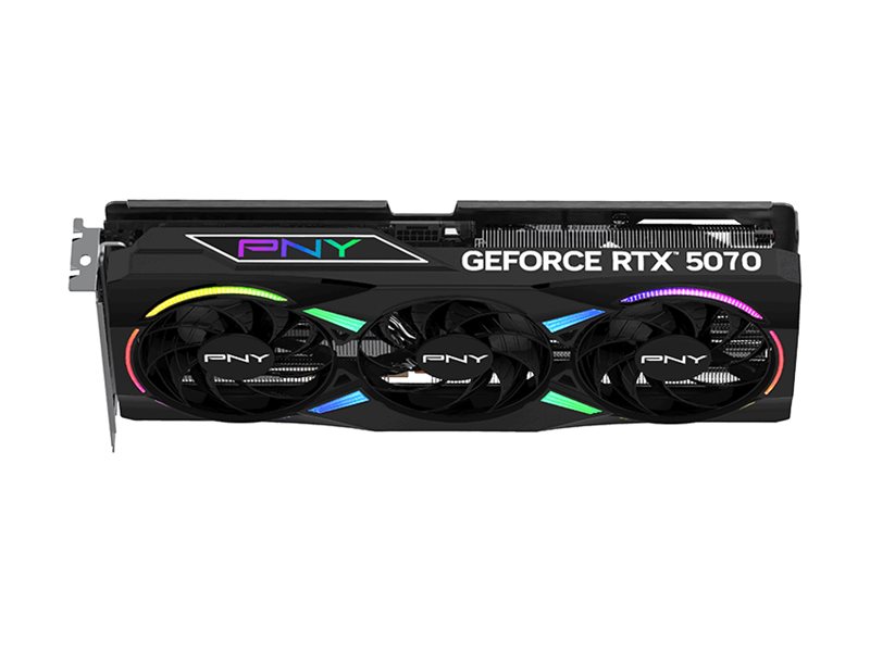 PNY GeForce RTX 5070 12GB ARGB Overclocked Triple Fan
