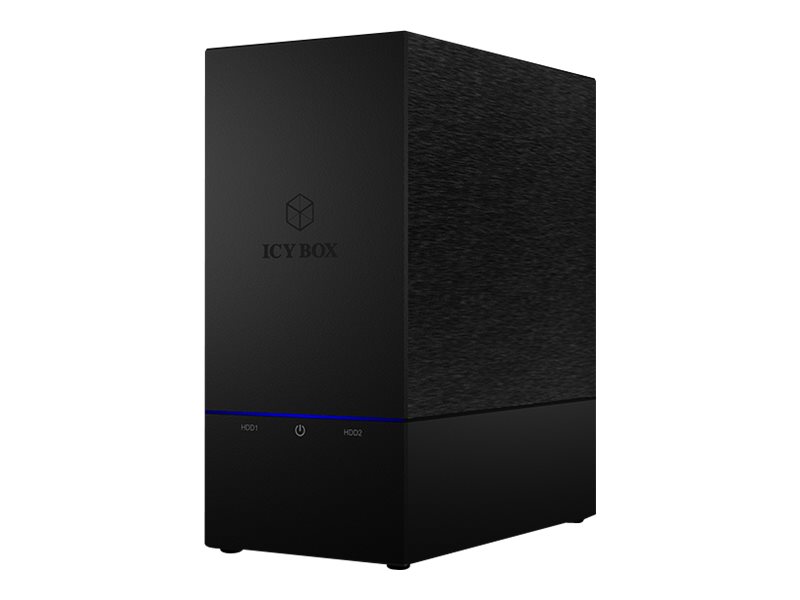 ICY BOX IB-RD3621U3 externes RAID System fuer 2x 8,9 cm 3,5 zoll HDDs unterstuetzt RAID Level 0 / 1 / SINGLE / LARGE