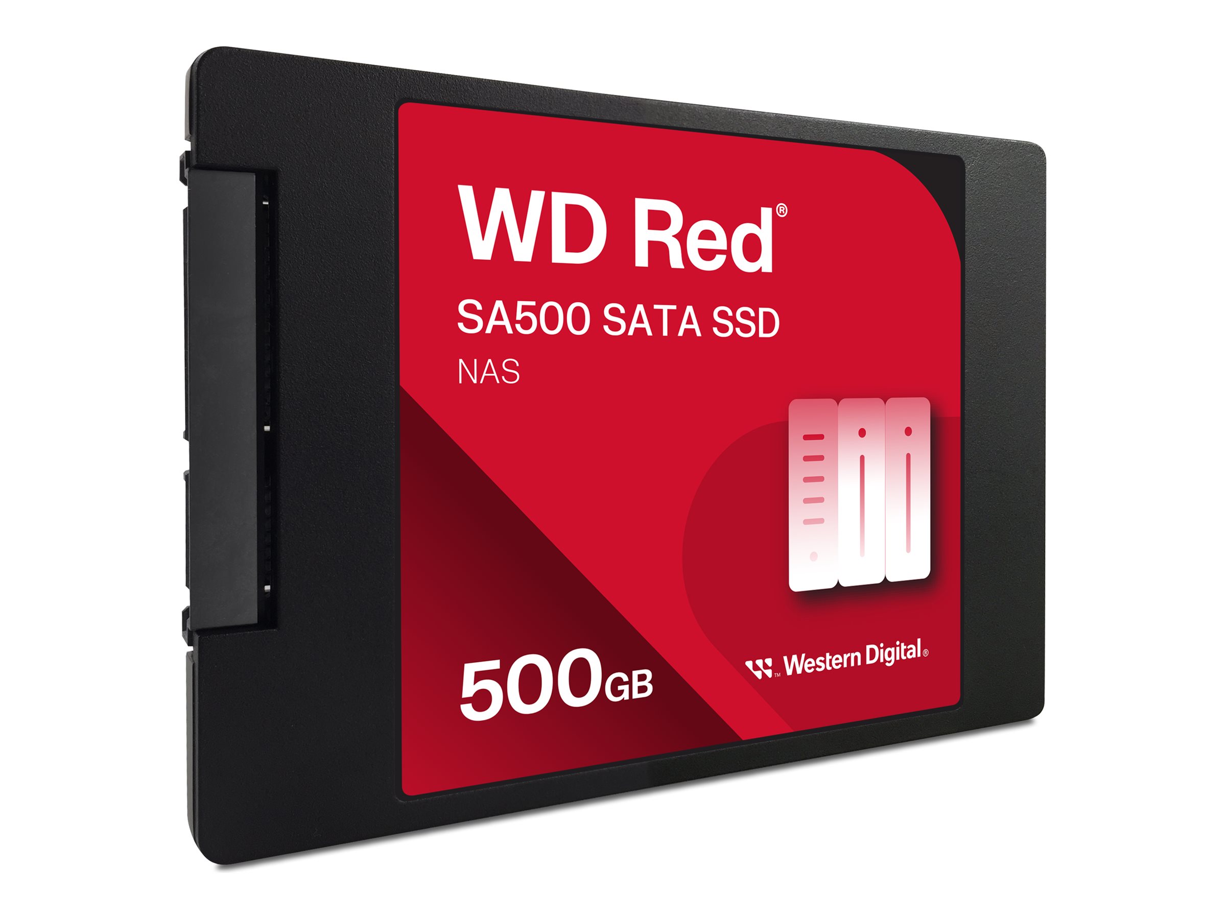 WD Red SSD SA500 NAS 500GB 6,35cm 2,5Zoll SATA III 6 Gb/s internal single-packed
