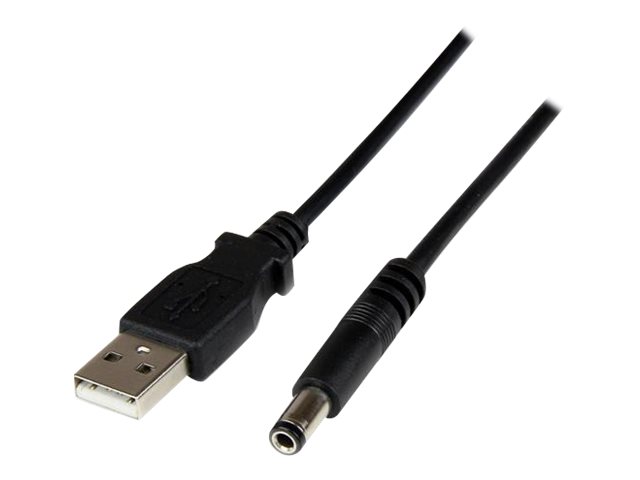 STARTECHCOM USB to 55mm Power Cable Type N Barrel 1m