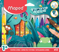 maped JUNGLE fever Filzstifte farbsortiert, 12 St.