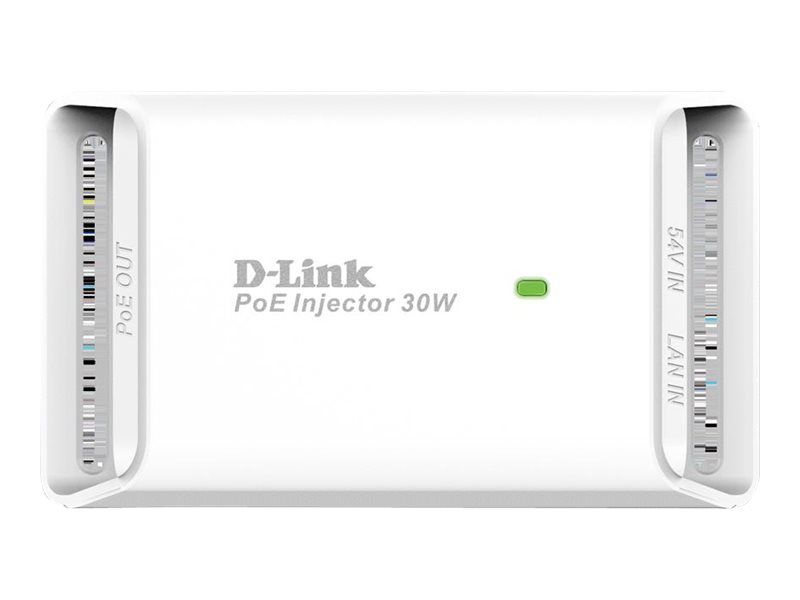 D-LINK DPE-301GI Gigabit PoE+ Injector Übertragung von Daten und bis zu 30 Watt elektrische Leistung an PoE-fähige Geräte zB APs Cam