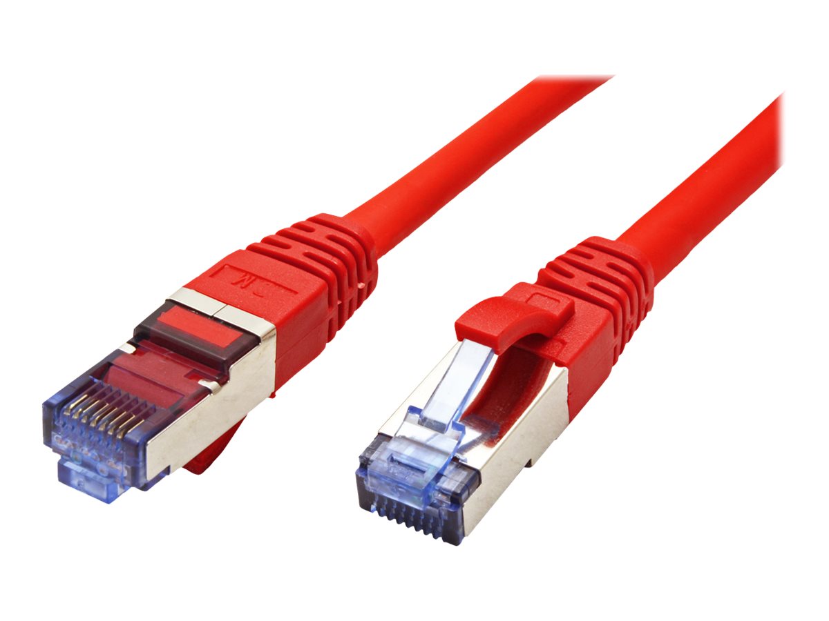 VALUE Patchkabel Kat.6A Class EA S/FTP PiMF LSOH rot 2m