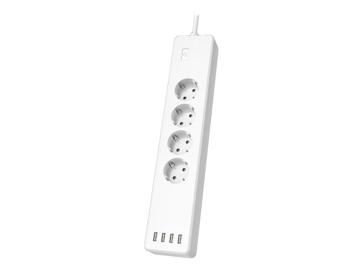 hama WLAN-Steckdosenleiste 4-fach Steckdosenleiste 1,70 m weiss