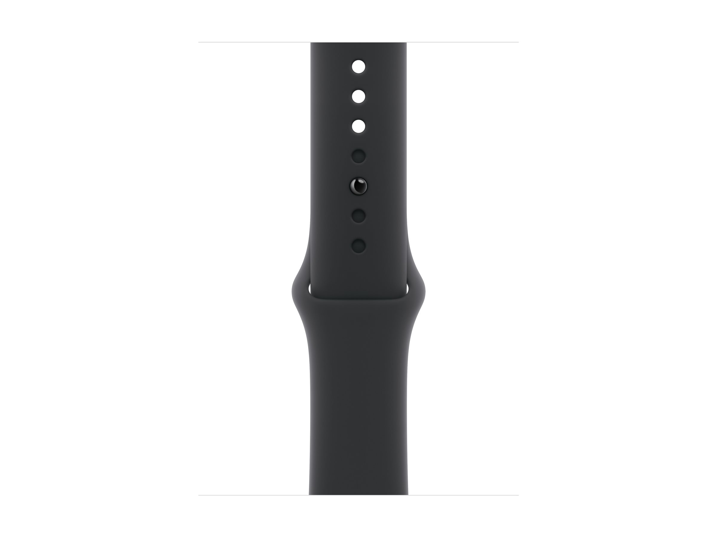 Apple Watch S10 Aluminium 46mm Diamantschwarz (Sportarmband schwarz) S/M