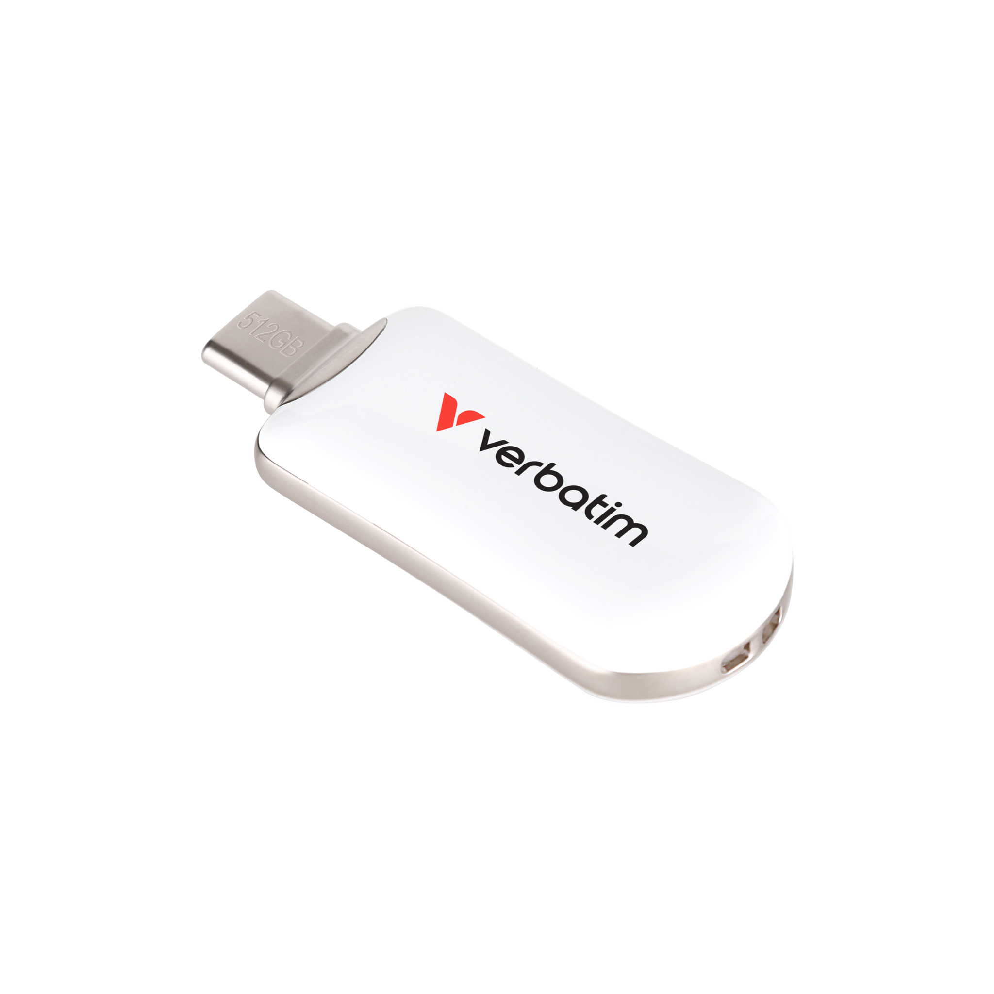 Verbatim Plectra White 512GB USBC Flash Drive 30231