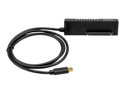 STARTECHCOM USBC auf SATA Adapter Kabel fuer 6,358,89cm 2,53,5zoll SATA SSDHDD Laufwerke 10Gbits USB 31 SATA zu USB Adapter