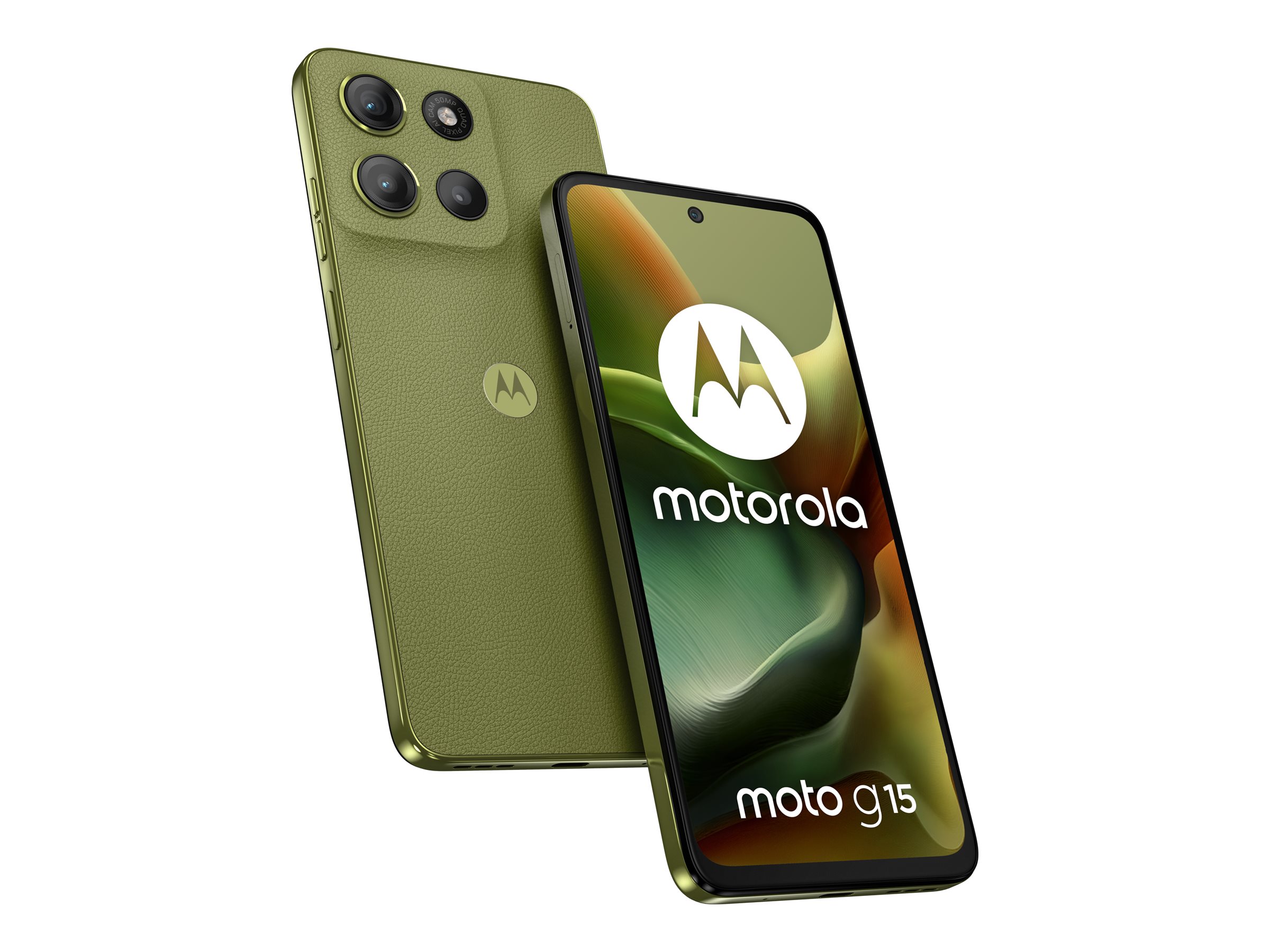 MOTOROLA moto g15 Dual-SIM-Smartphone iguana green 128 GB MOTOROLA moto g15 Dual-SIM-Smartphone iguana green 128 GB