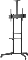 goobay TV-Ständer 59508 schwarz für Fernseher bis 50,0 kg, Bodenständer goobay TV-Ständer 59508 schwarz für Fernseher bis 50,0 kg, Bodenständer