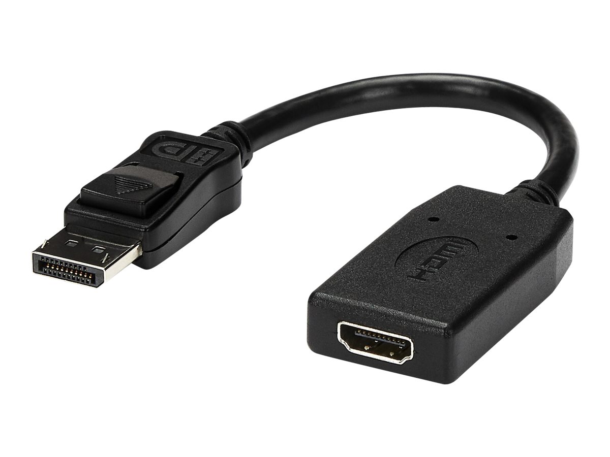 STARTECH.COM DisplayPort auf HDMI Video Adapter / Konverter - DP zu HDMI mit bis zu 1920x1200 - DP / HDMI Länge 24cm St/Bu