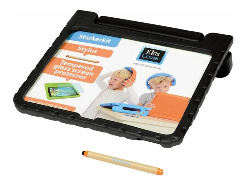 PARAT KidsCover für iPad 10 Gen./11 Gen. inkl. StylusPen und gehärtetem Displayschutz - schwarz