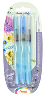 Pentel Aquash Brush Pinsel-Set, 3-teilig
