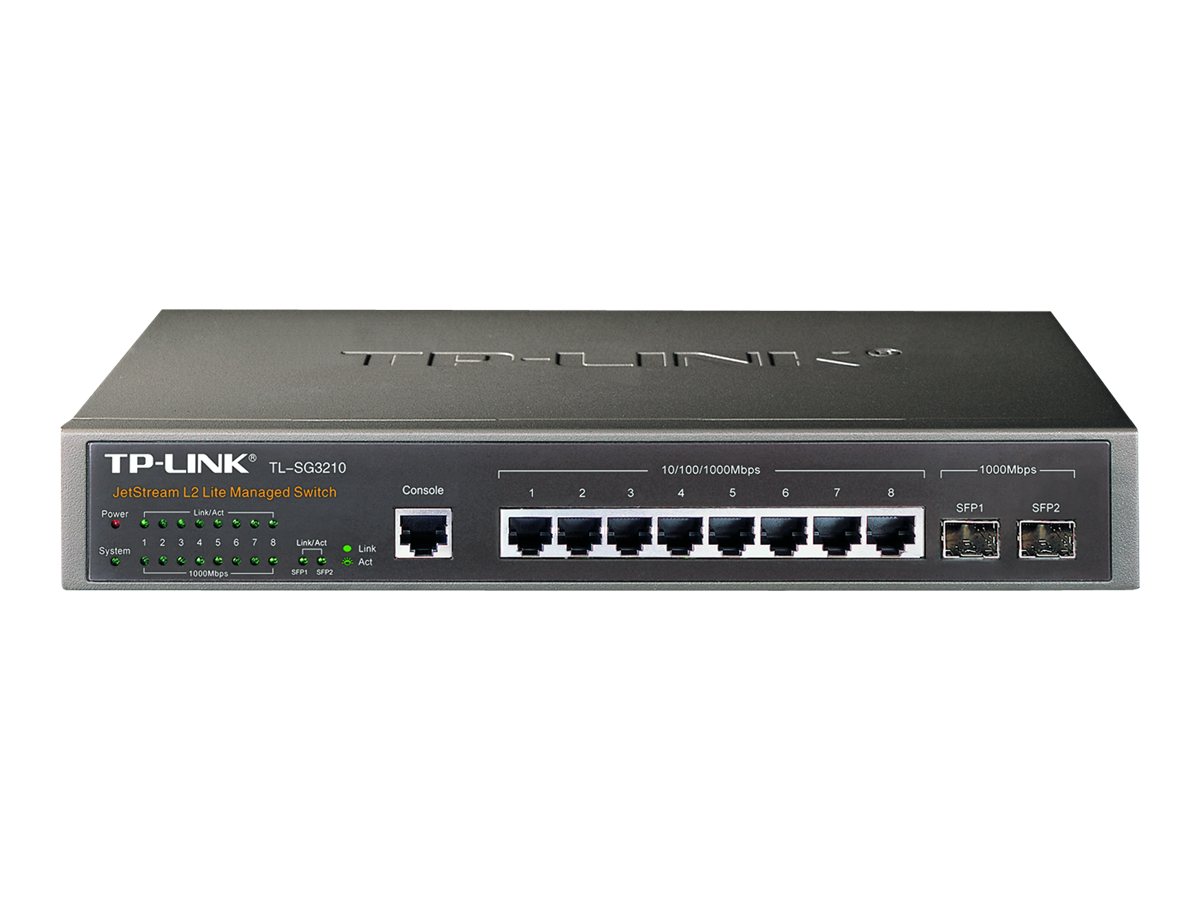 Omada TL-SG3210 8-Port Gigabit L2+ Managed Switch 2x SFP