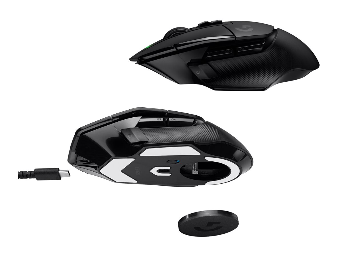 LOGITECH G G502 X LIGHTSPEED Mouse optical 8 buttons wireless 2.4 GHz USB LOGITECH LIGHTSPEED receiver black